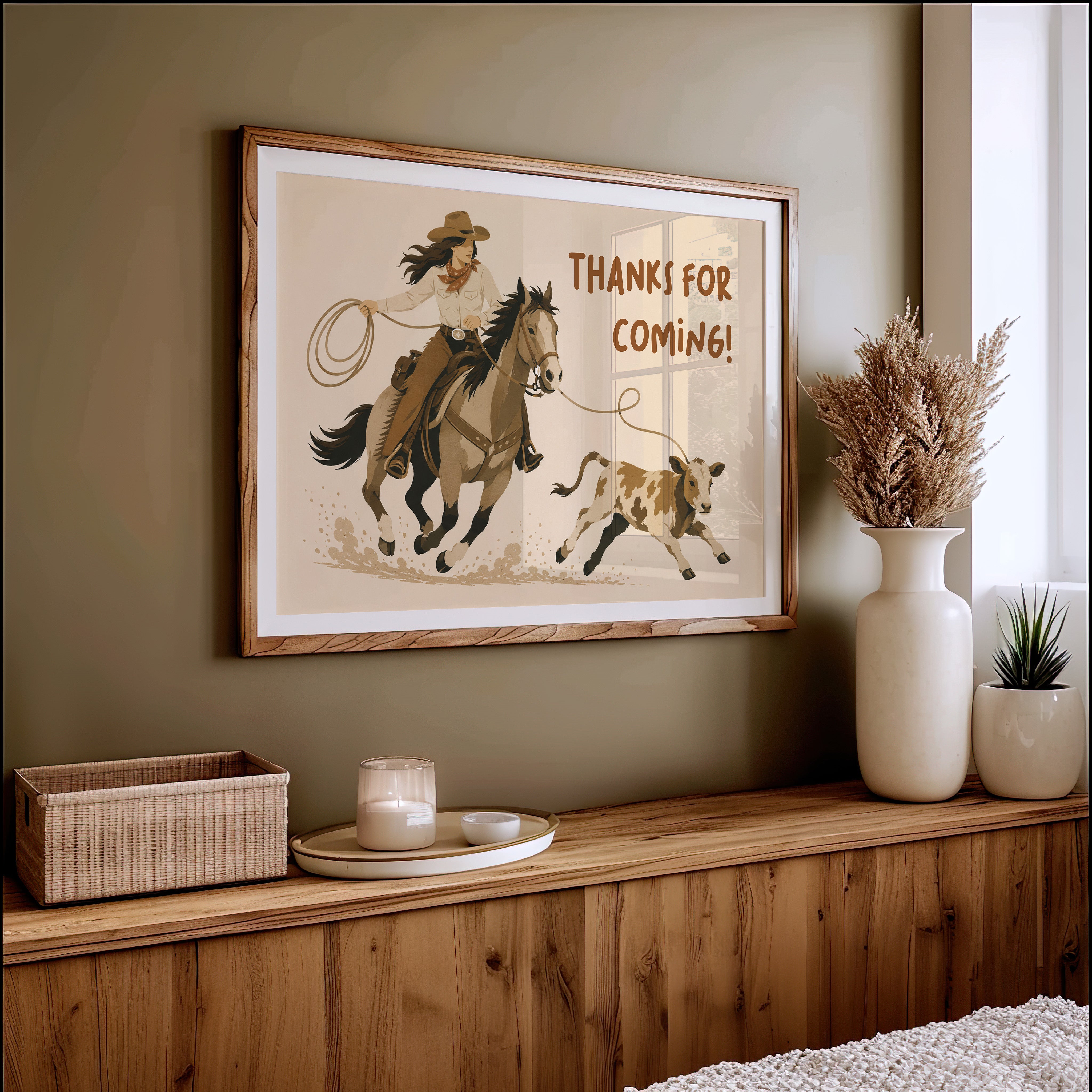 Cowgirl Wrangling Words of Thanks