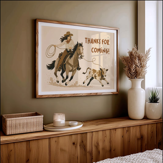 Cowgirl Wrangling Words of Thanks