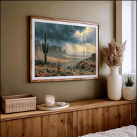 Rain Sweeping the Sonoran Basin