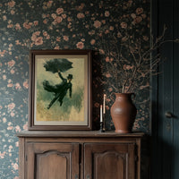 The Falling Gentleman — Victorian Surrealist Oil Print
