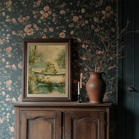 The Frog Prince's Bath — Fairy Tale Pond Painting