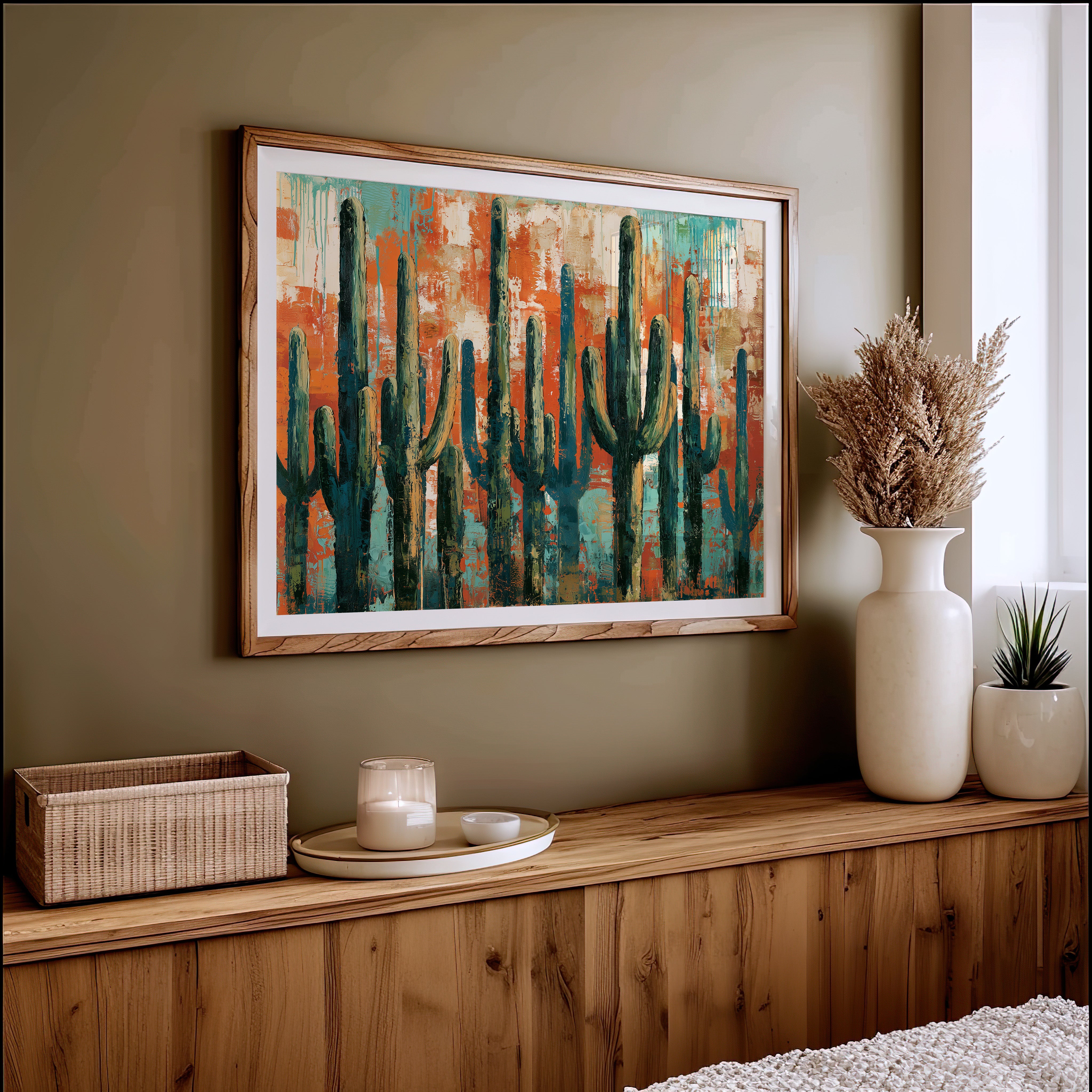 Saguaro Grove Abstraction