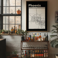 Phoenix, Mapped in Black