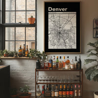 Denver, Mapped in Black