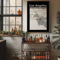 Los Angeles, Mapped in Black