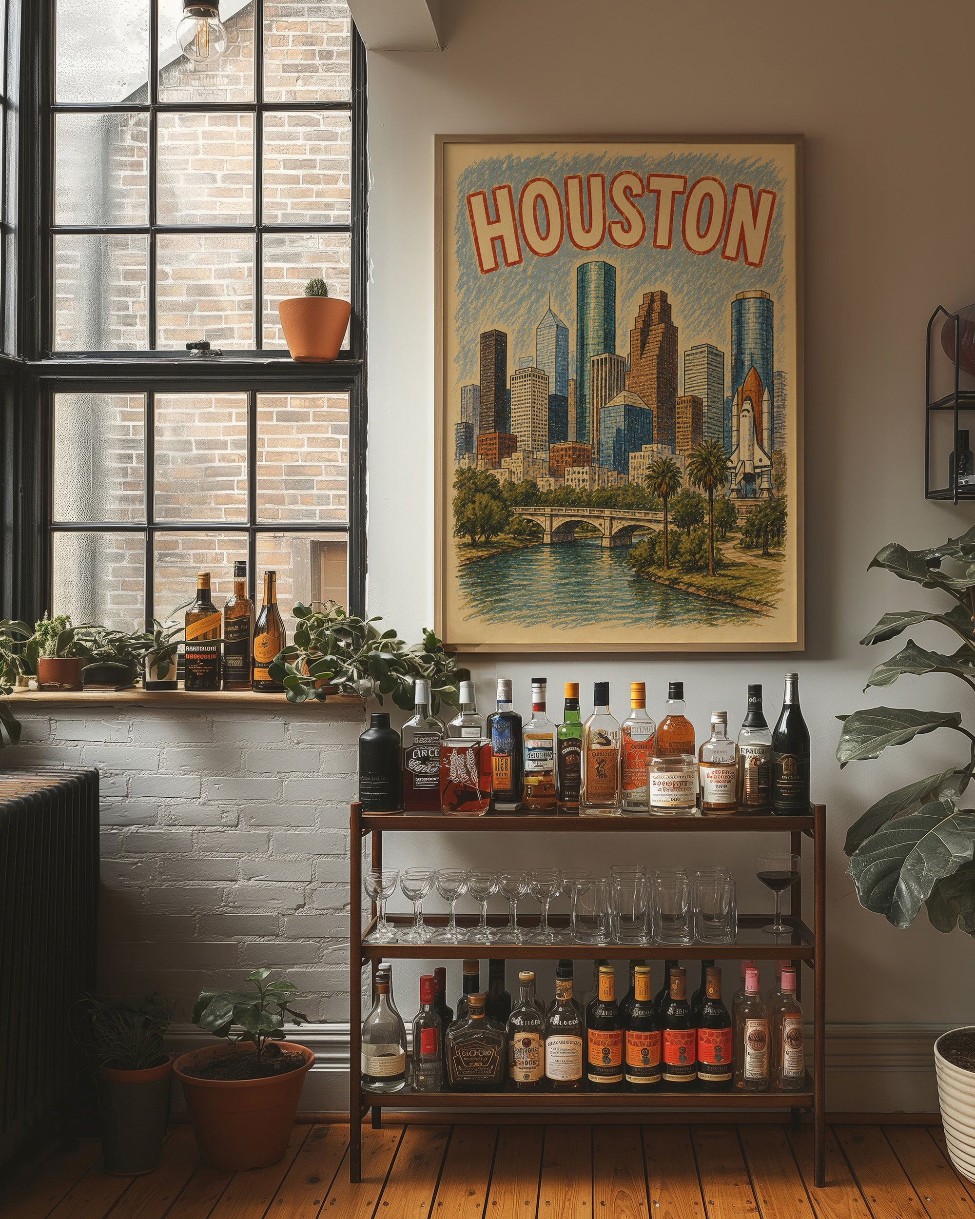 Houston, Space City Skyline