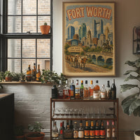 Fort Worth, Stockyards Skyline