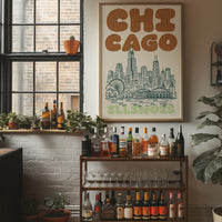 Chicago, Bubble Letter Skyline