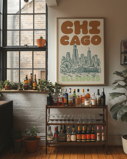 Chicago, Bubble Letter Skyline