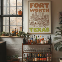 Fort Worth, Bubble Letter Skyline