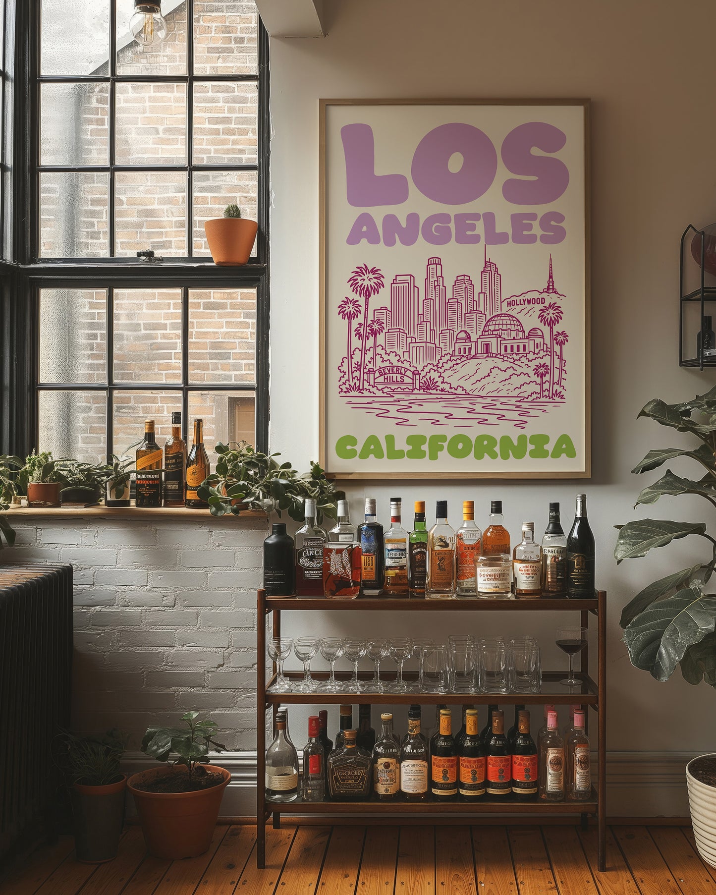 Los Angeles, Bubble Letter Skyline