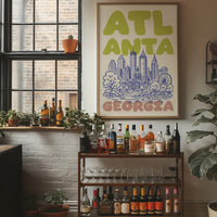 Atlanta, Bubble Letter Skyline