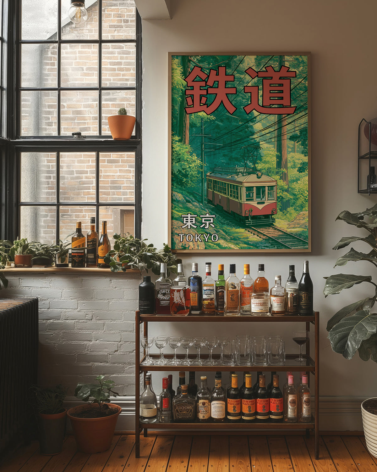 Tetsudō Tokyo — Full-Bleed Japanese Railway Poster
