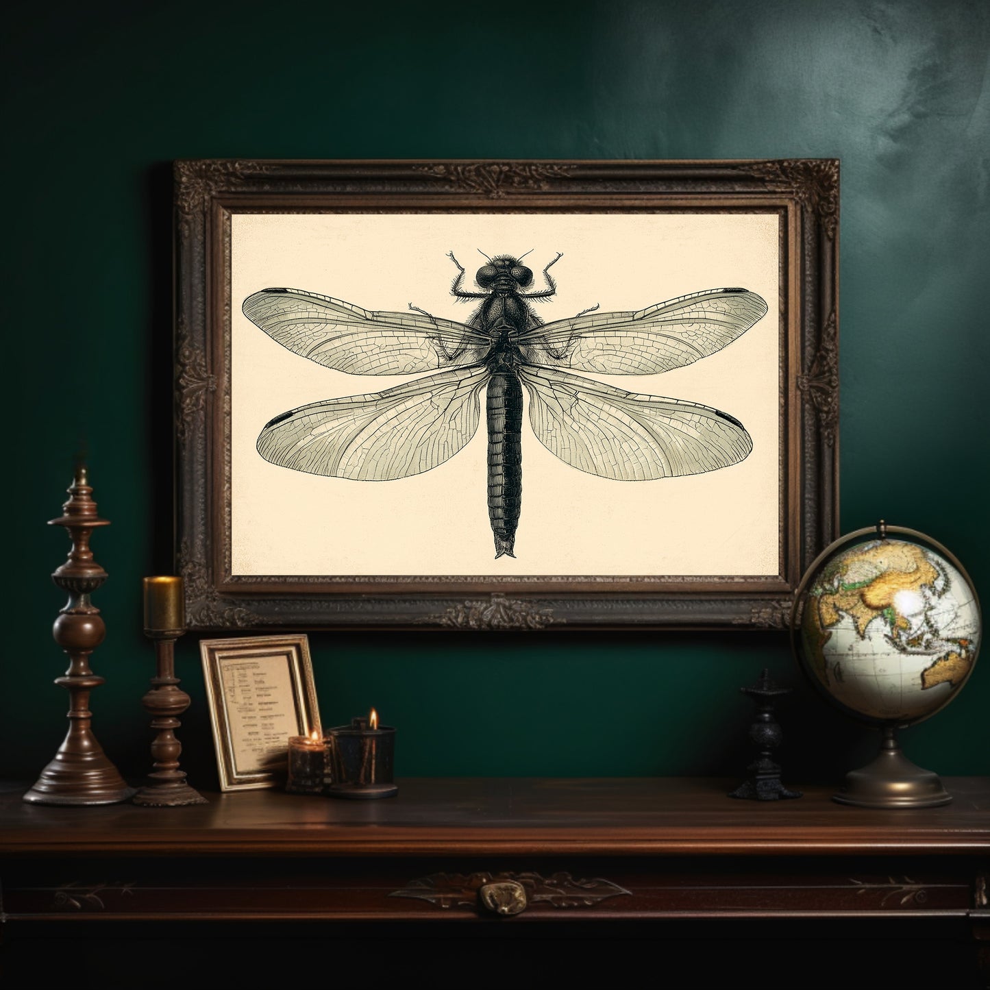 Dragonfly Anatomy Study