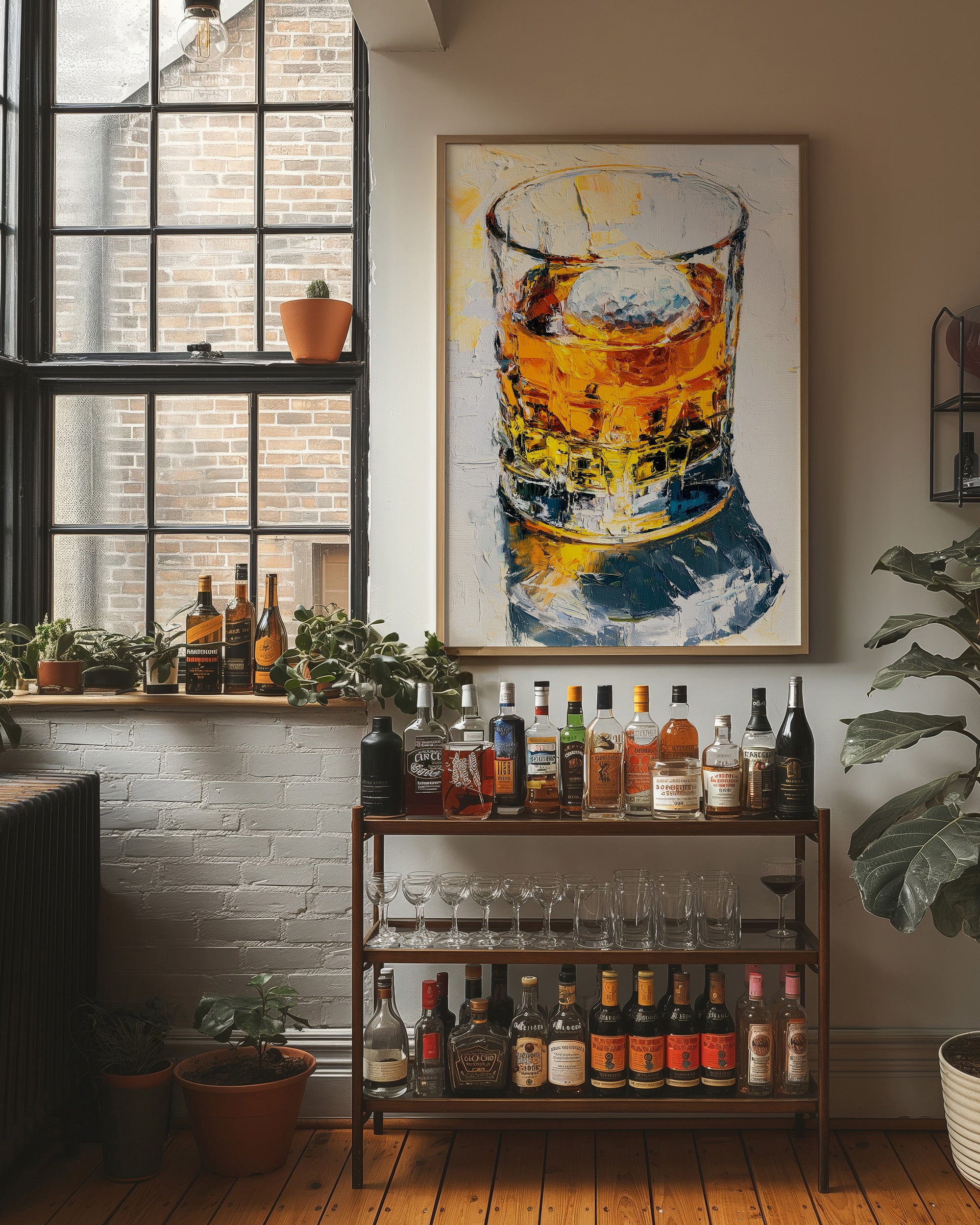 On the Rocks: An Impasto Pour