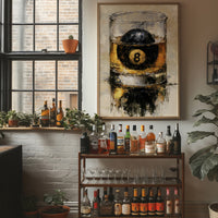 Behind the 8-Ball: A Whiskey Still Life