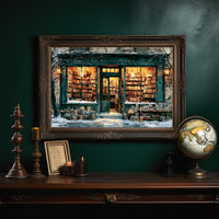 Bookshop in the Snow