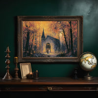 Witch and Spirit at the Chapel Ruins
