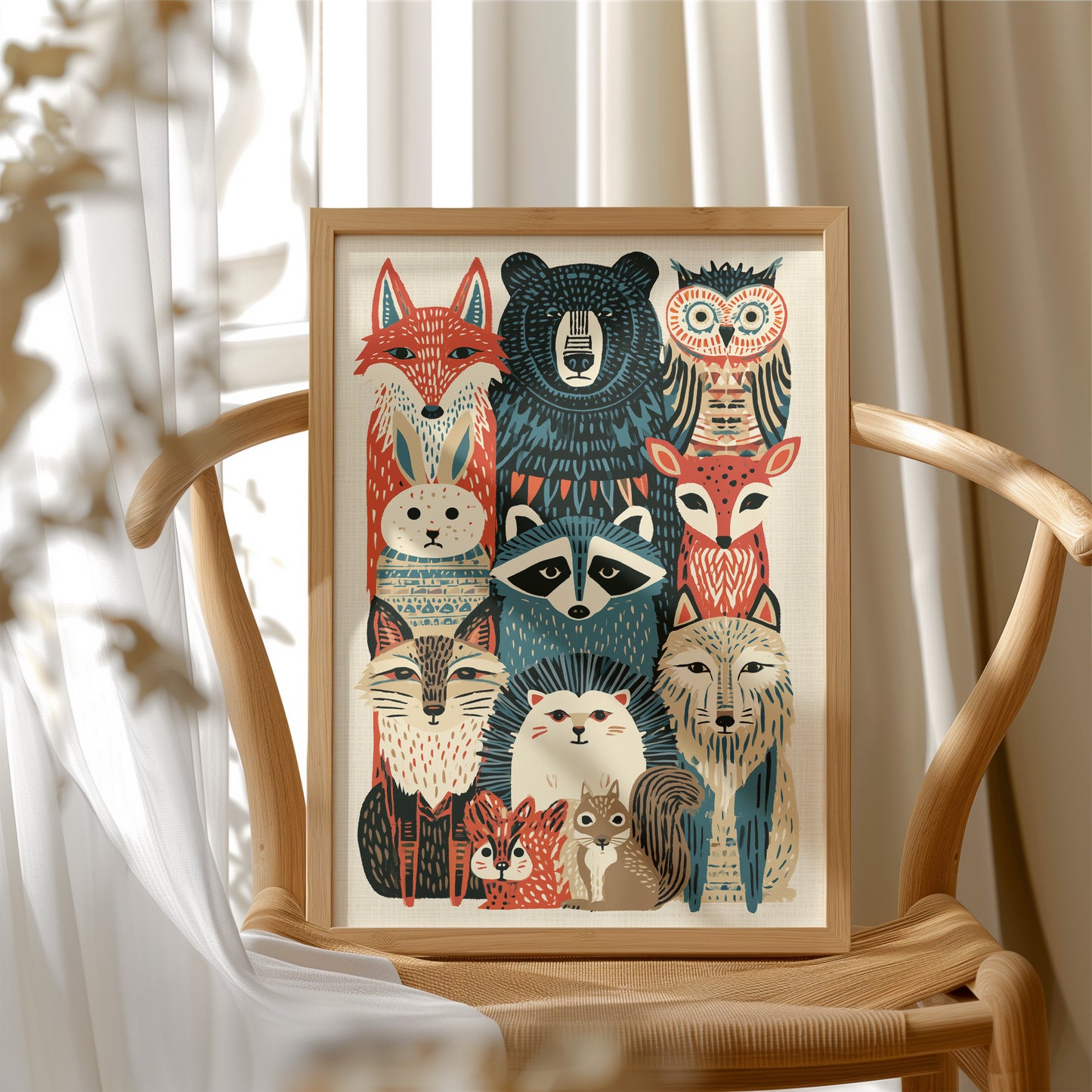 Woodland Council: A Folk Art Menagerie