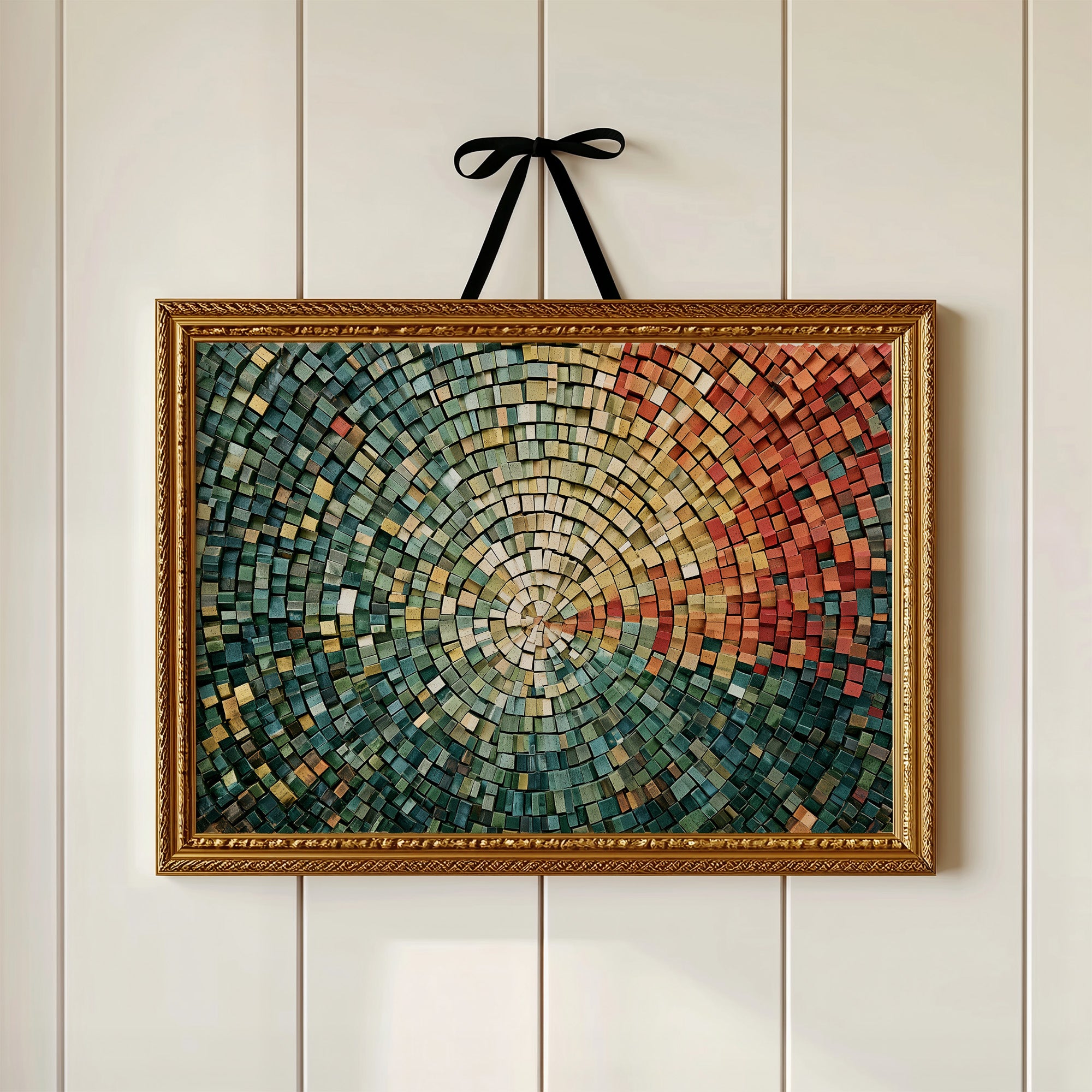 Radiating Terracotta and Sage