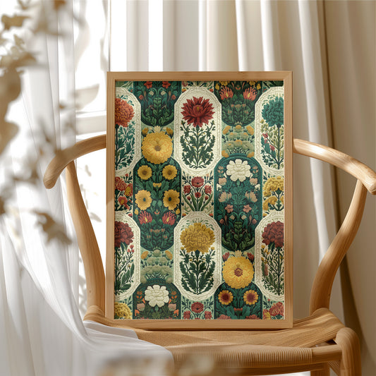 Chrysanthemum Panel Garden Tapestry