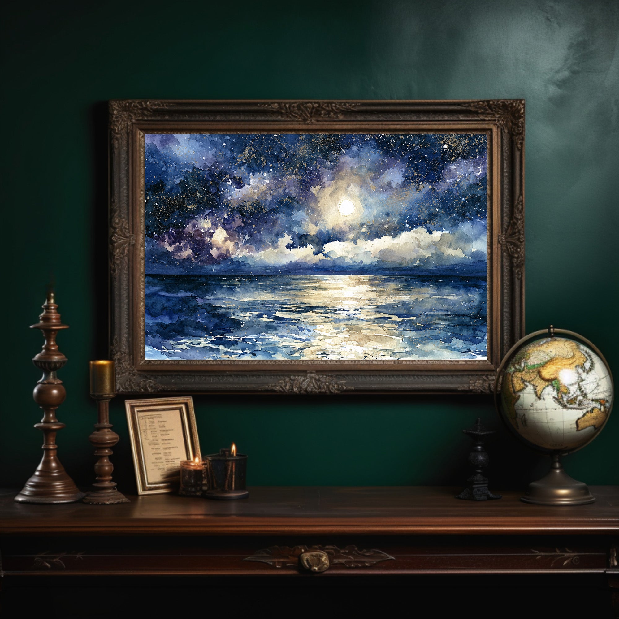 Moonlight on the Open Sea