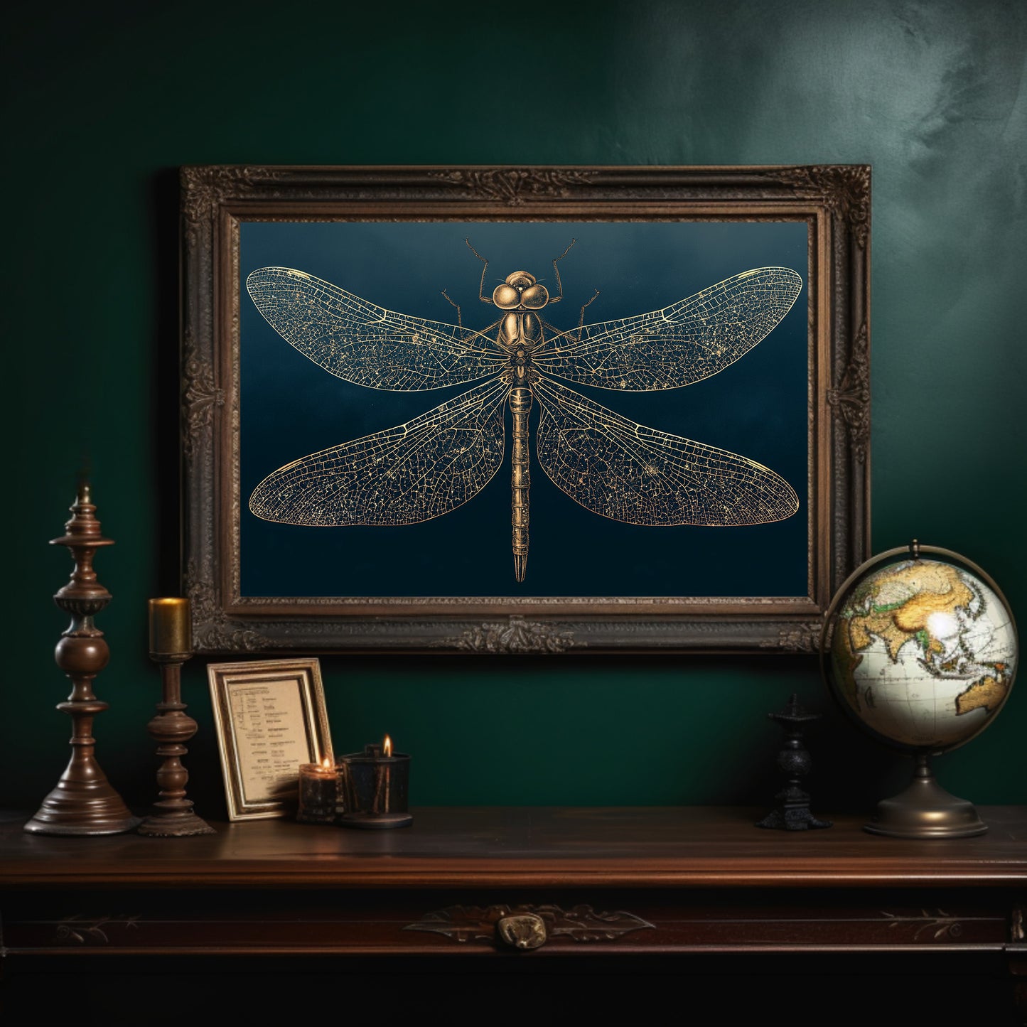 Gilded Wings in Twilight