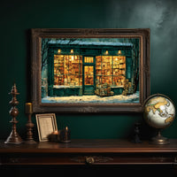 Winter Light at the Bookshop