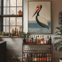 Pelican at Rest, Coastal Weave