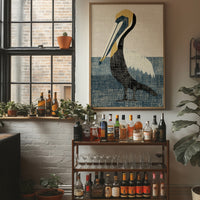 Pelican in Dotted Slate