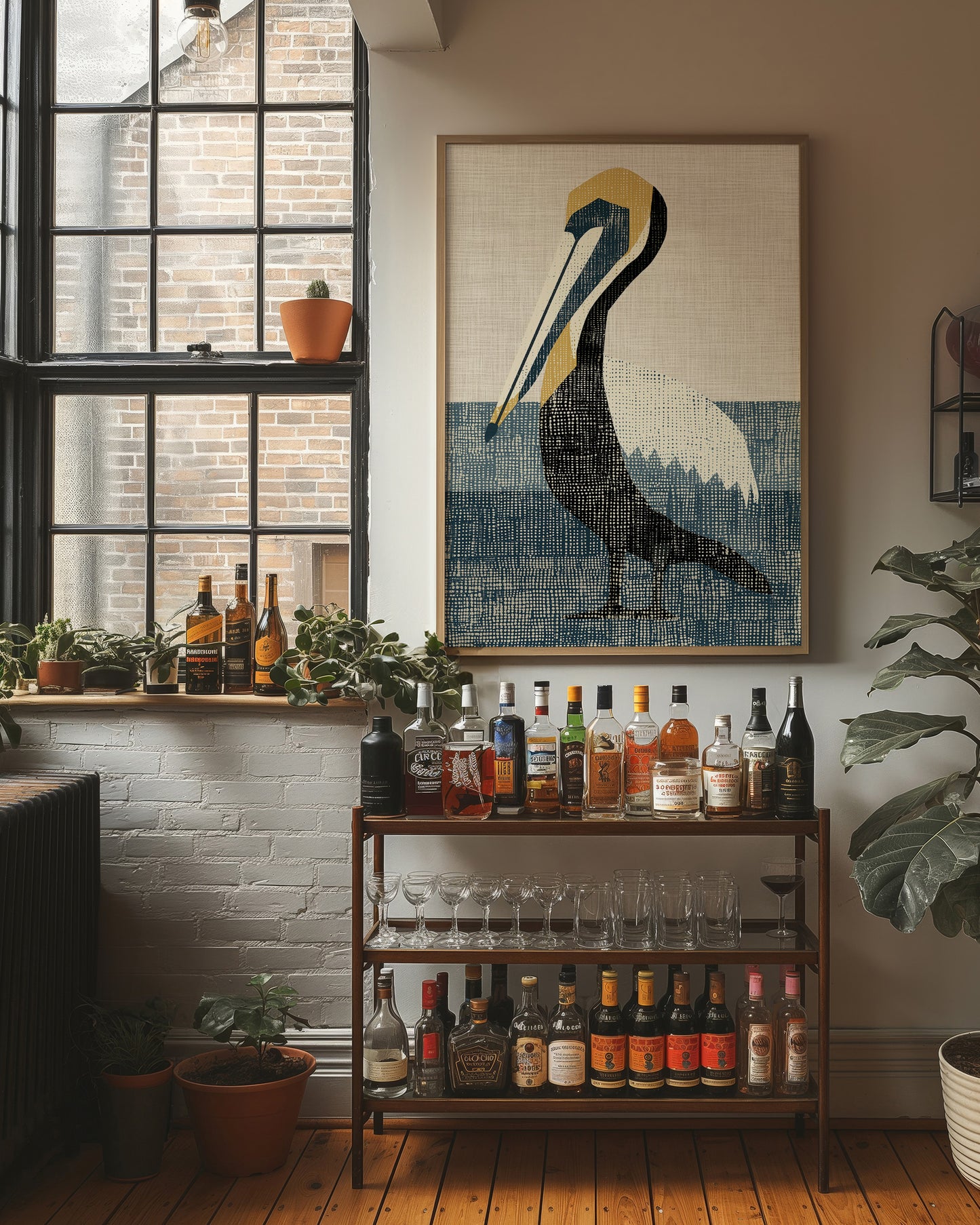 Pelican in Dotted Slate