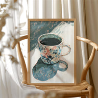 Floral Mug, Long Morning Shadow