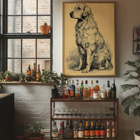 The Good Old Boy: Vintage Setter Sketch