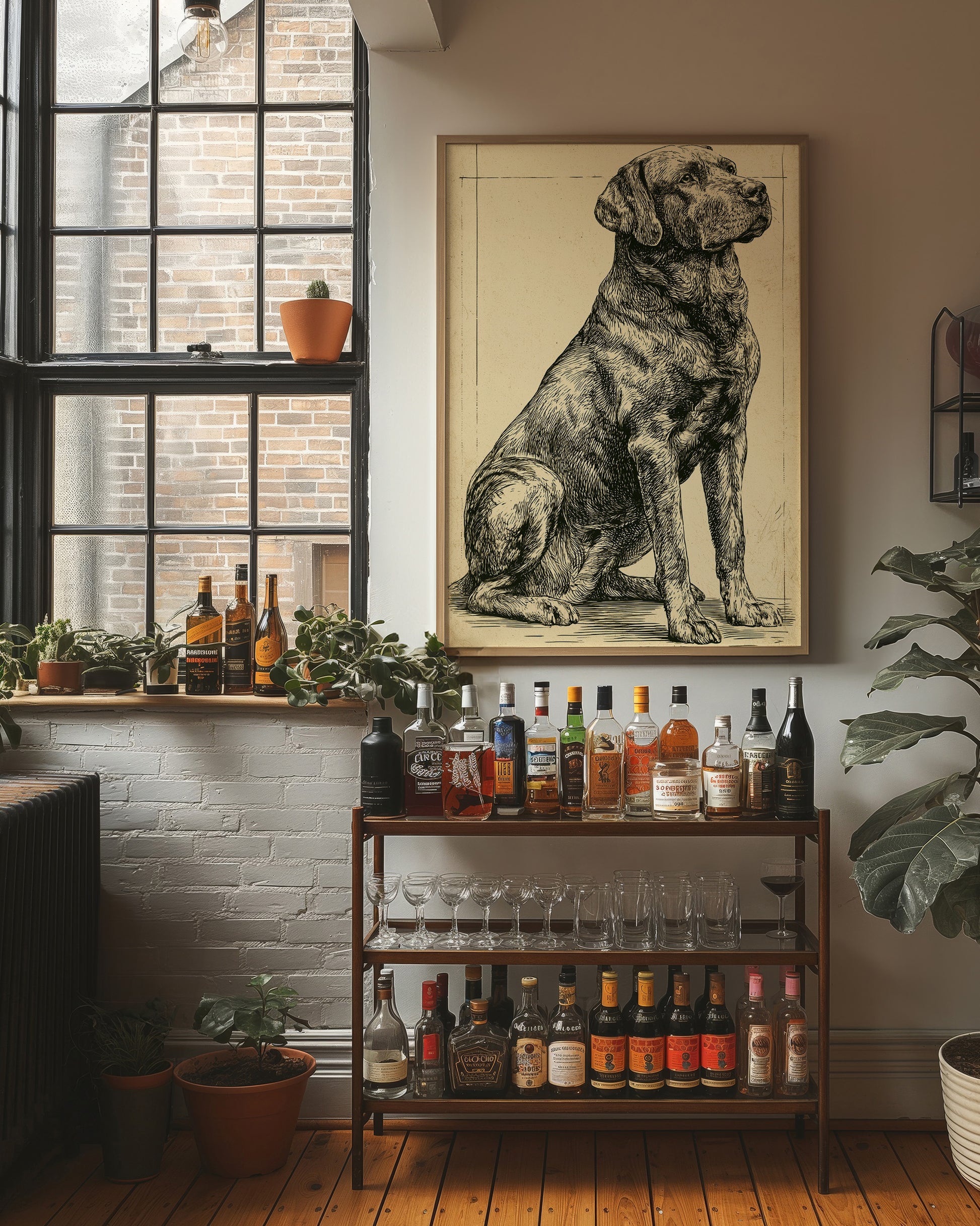 Noble Watch: Vintage Hound Engraving