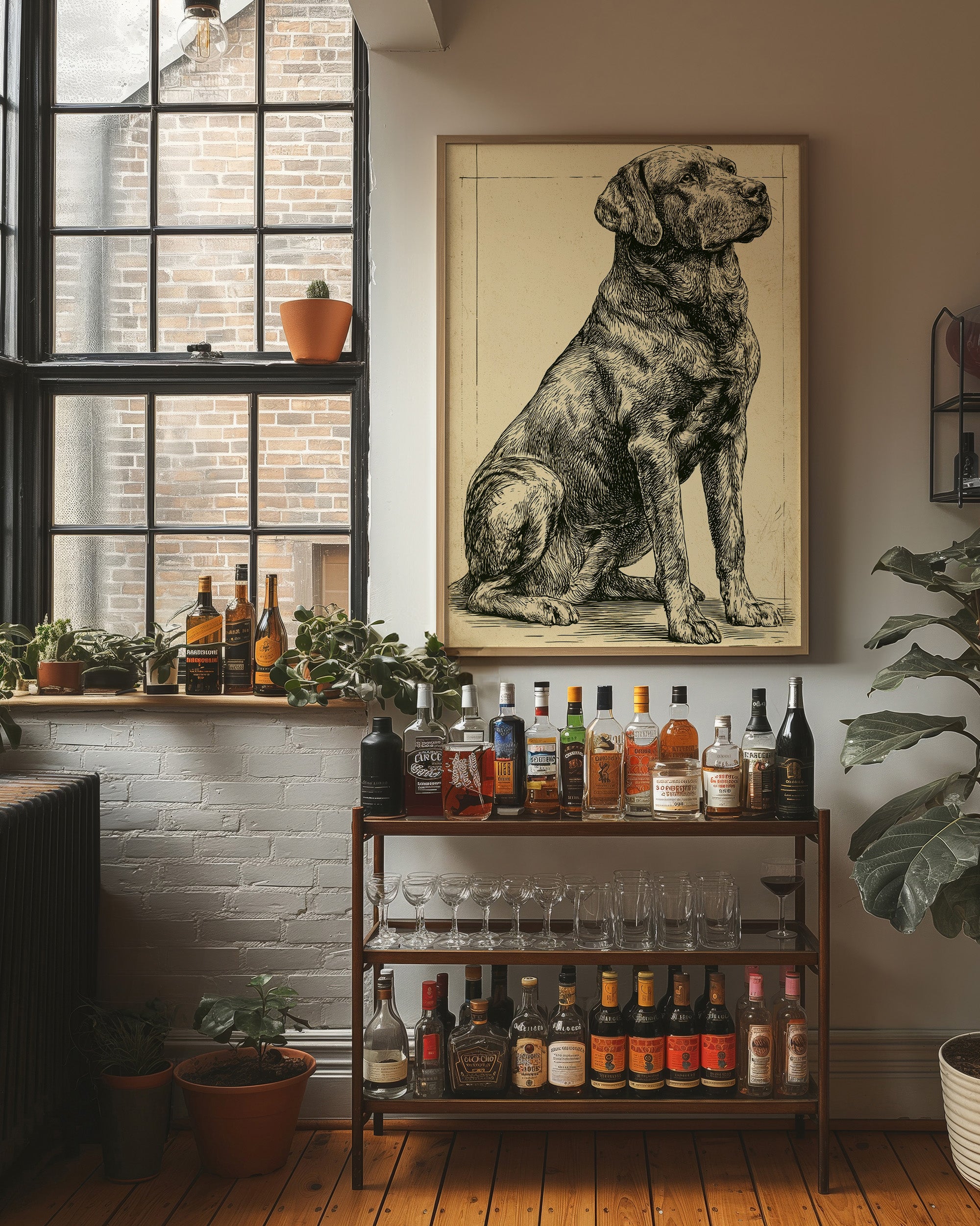 Noble Watch: Vintage Hound Engraving