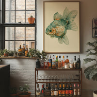 The Fancy One: Ornamental Goldfish Study