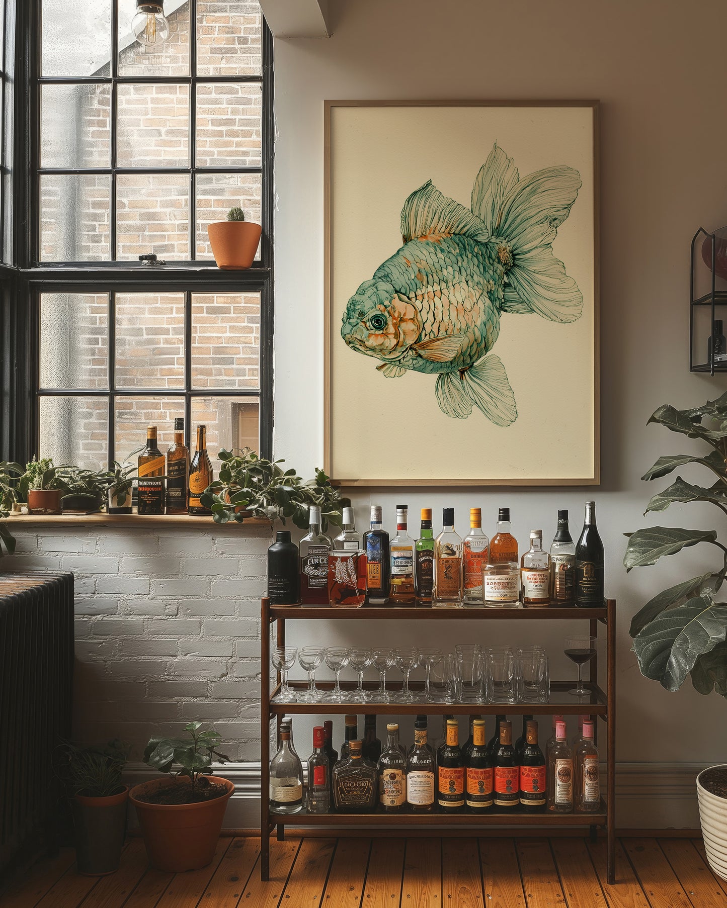The Fancy One: Ornamental Goldfish Study
