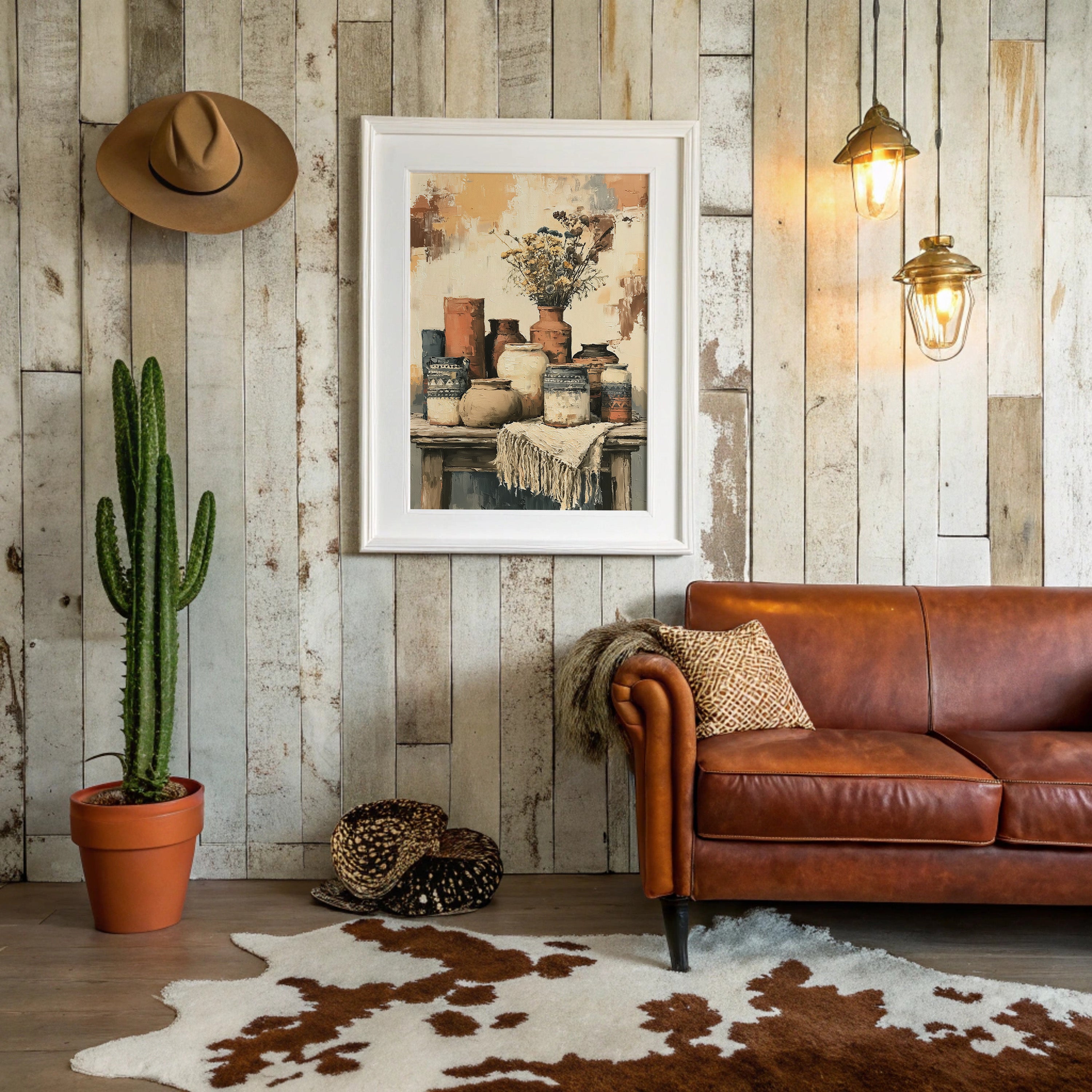 Sunbaked Pottery and Faded Blooms