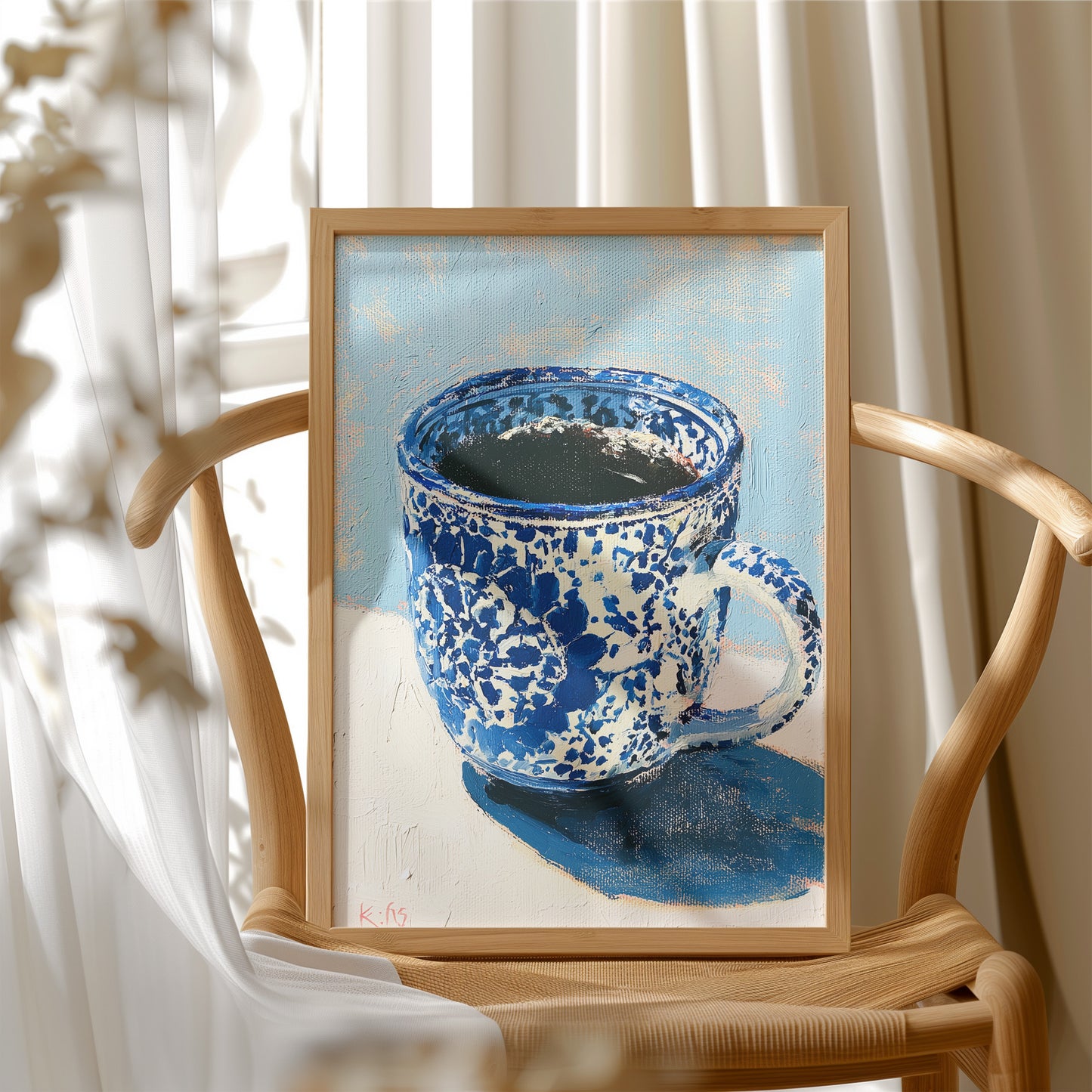Morning Brew in Blue Speckle