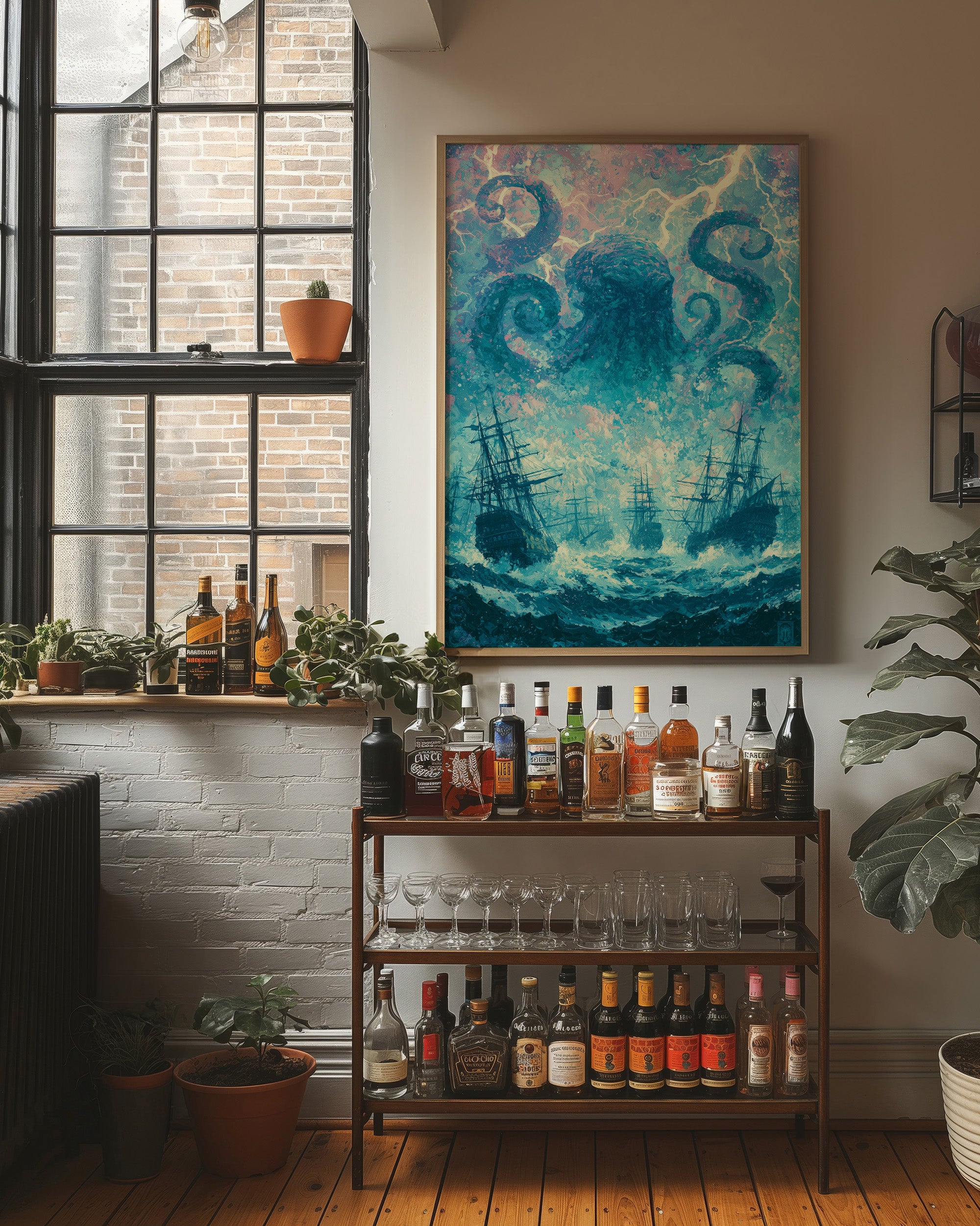 Kraken's Wrath Over the Fleet