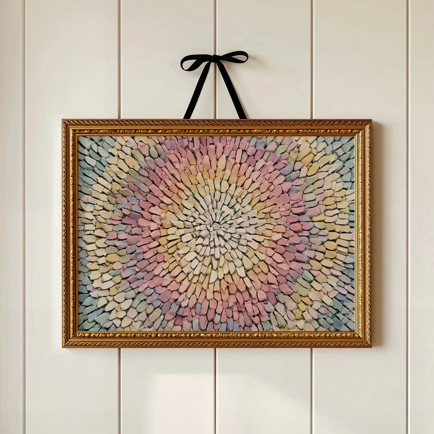 Pastel Bloom in Stone