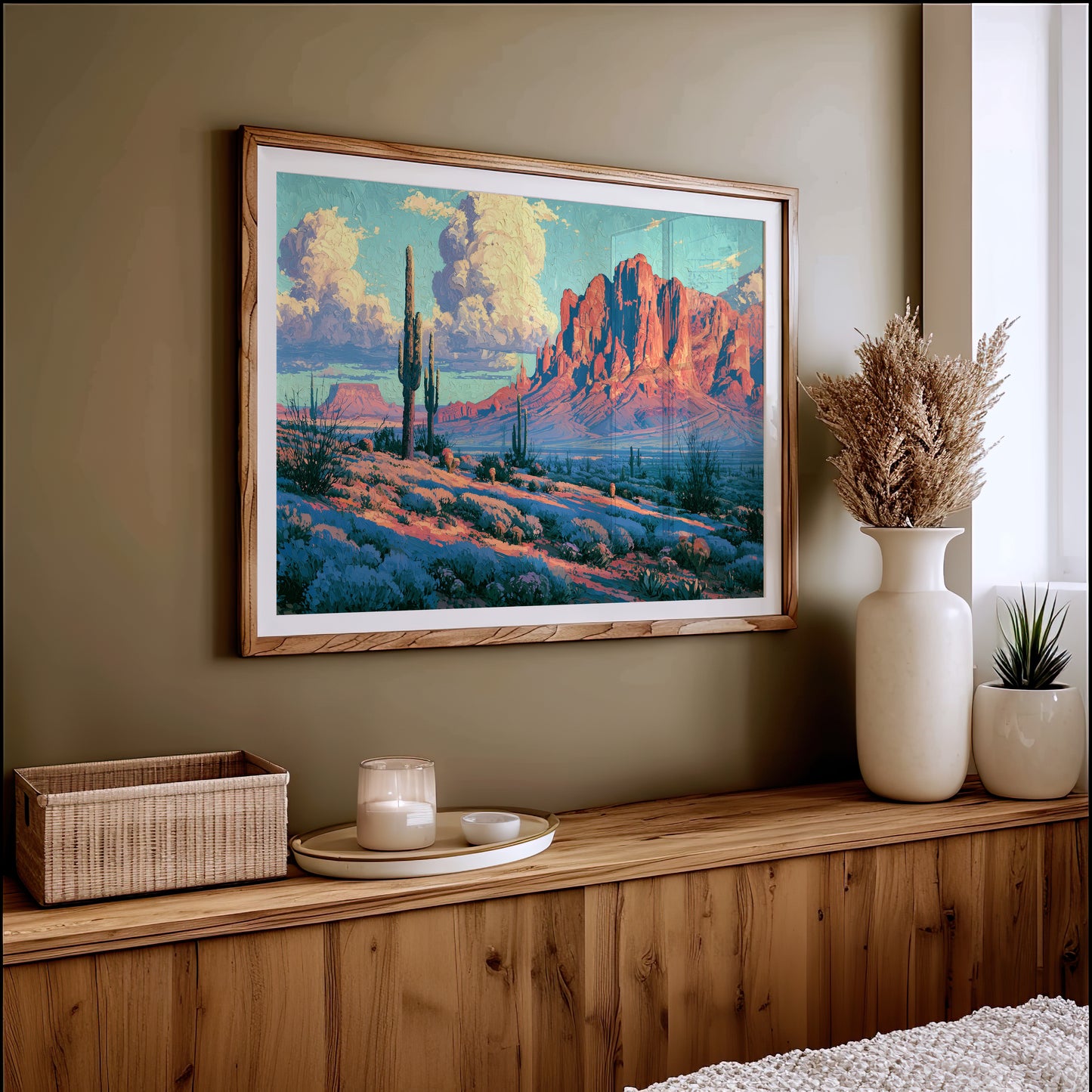 Superstition Mountain at First Light