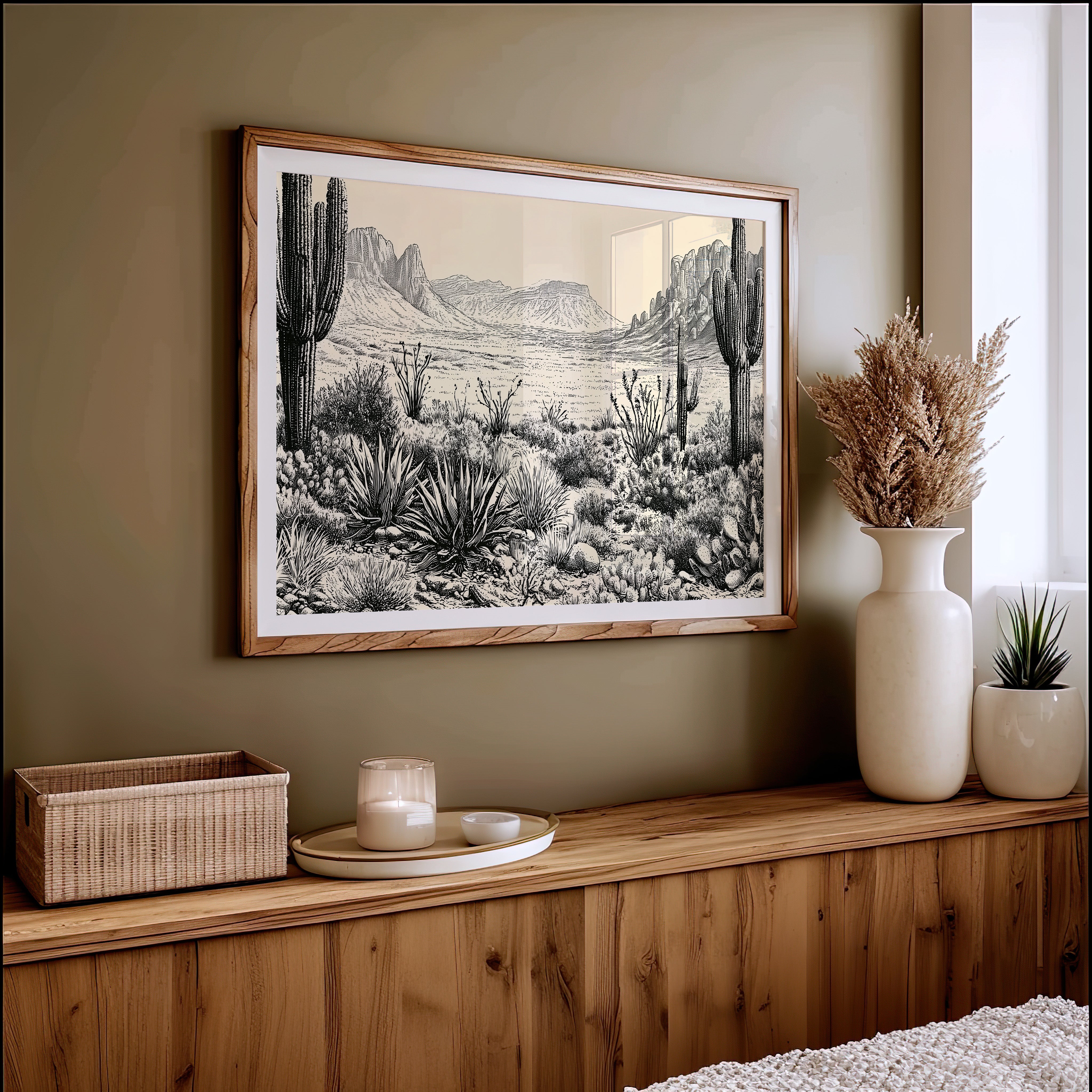 Sonoran Basin in Ink