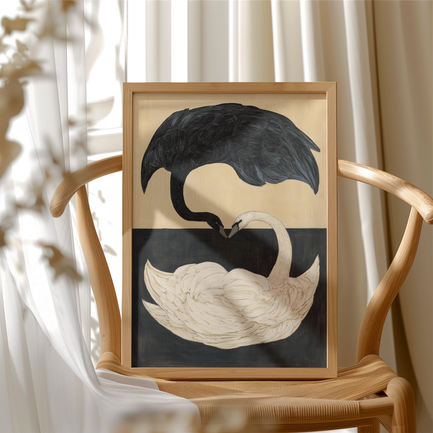 Two Swans, One Heart