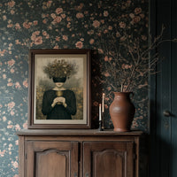 Blindfolded Time: Woman with Golden Chalice