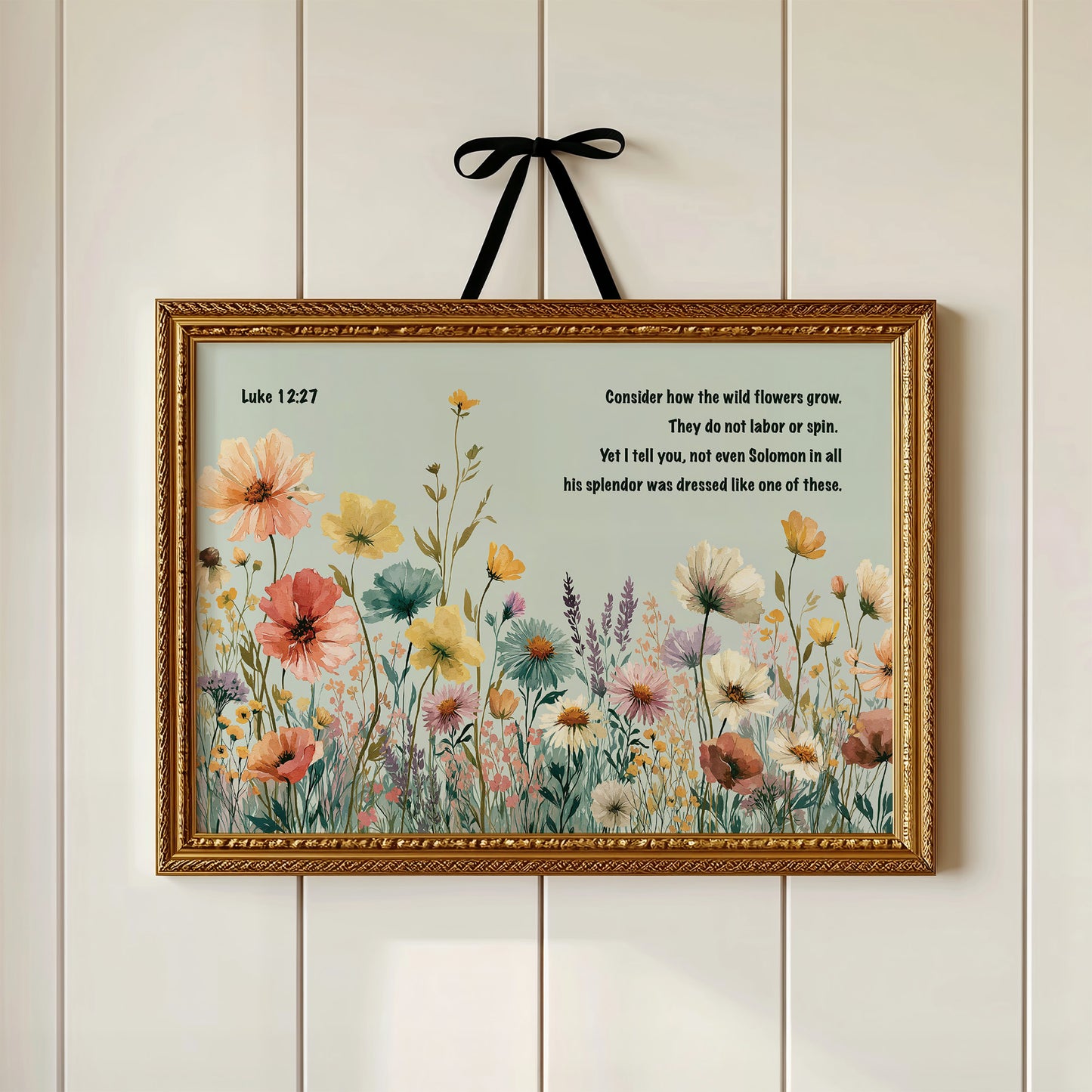 Splendor of the Field, Luke 12:27
