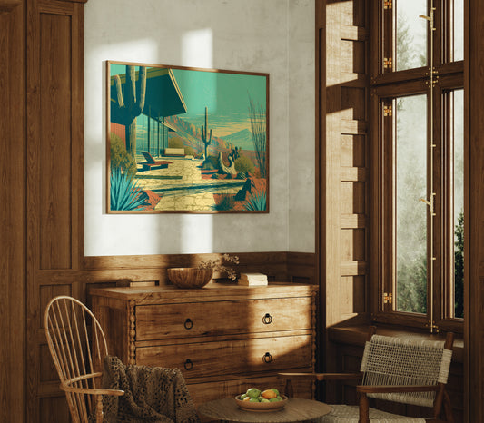 Mid-Century Modern Desert Retreat