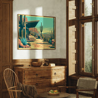Canyon View, Mid-Century Patio