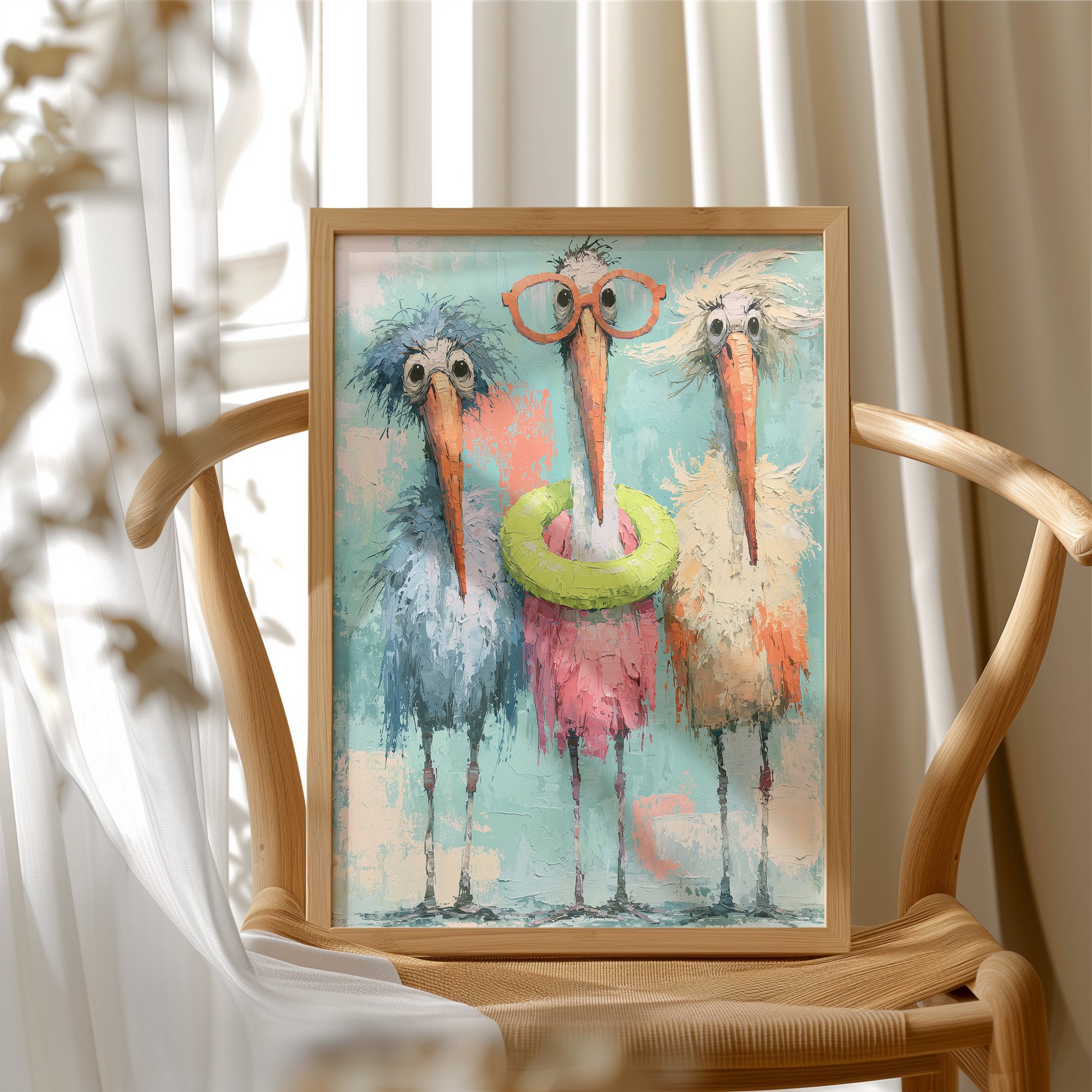 Bespectacled Birds: The Whimsical Trio Returns