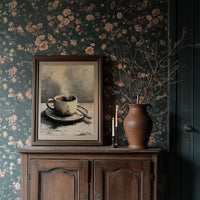 Weathered Brew: A Rustic Coffee Still Life